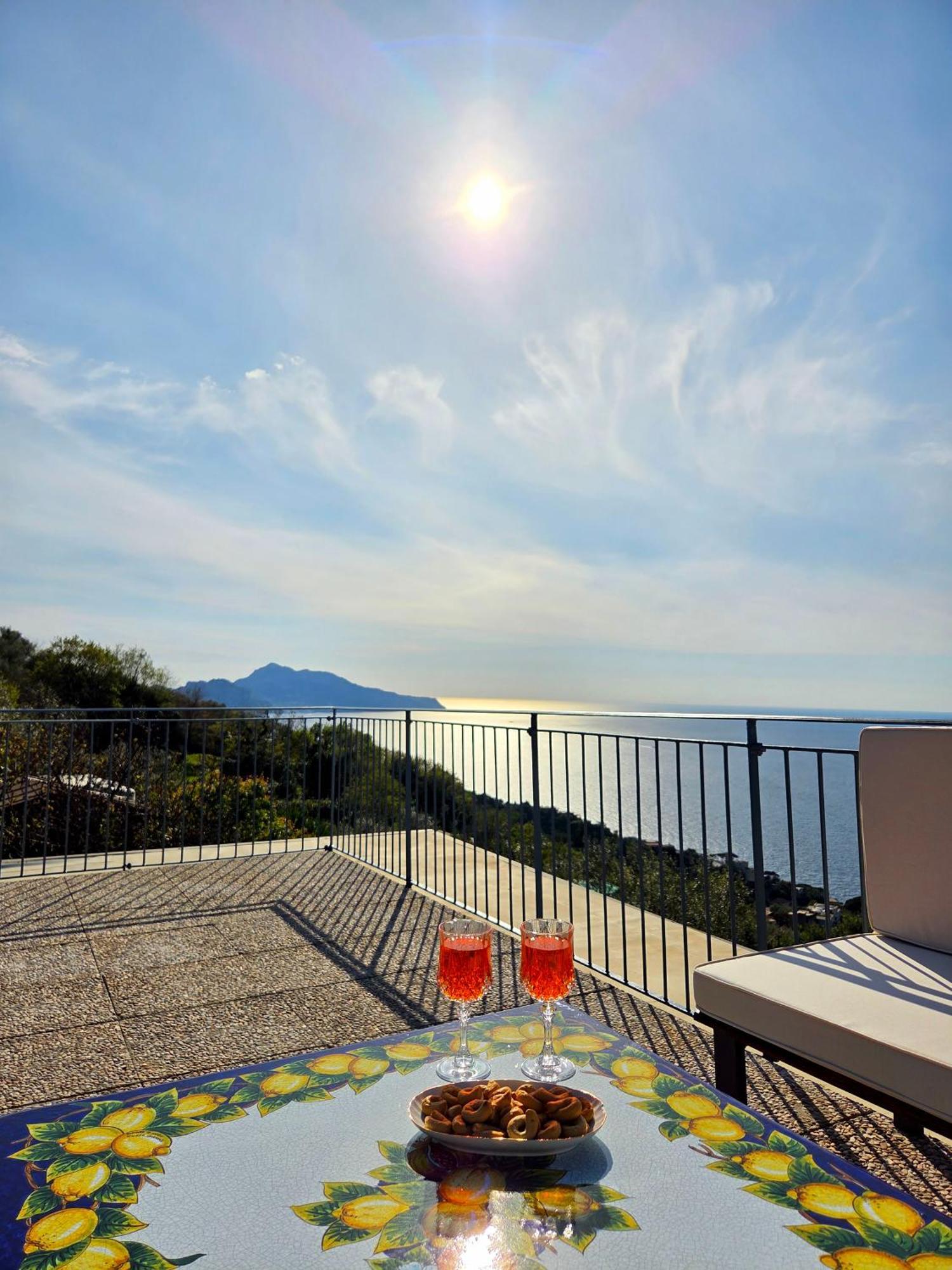 Willa Sun & Relax, Relaxing Location With Seaview Massa Lubrense Zewnętrze zdjęcie